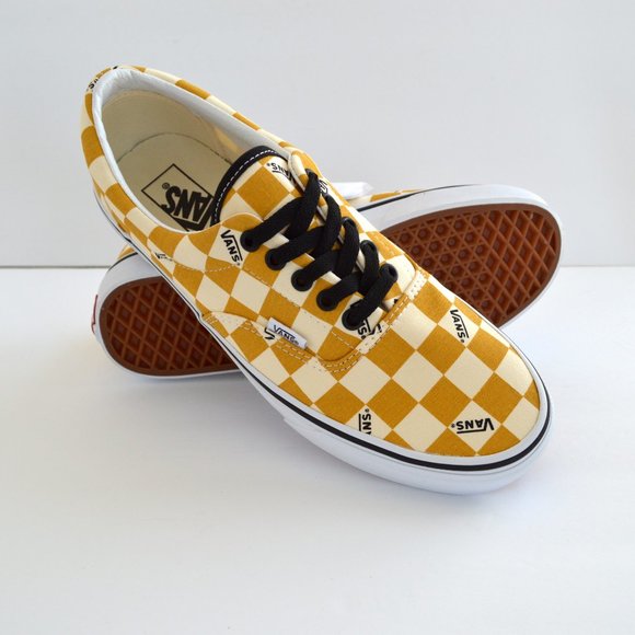 Vans era big checker yellow sneaker shoes main image 8